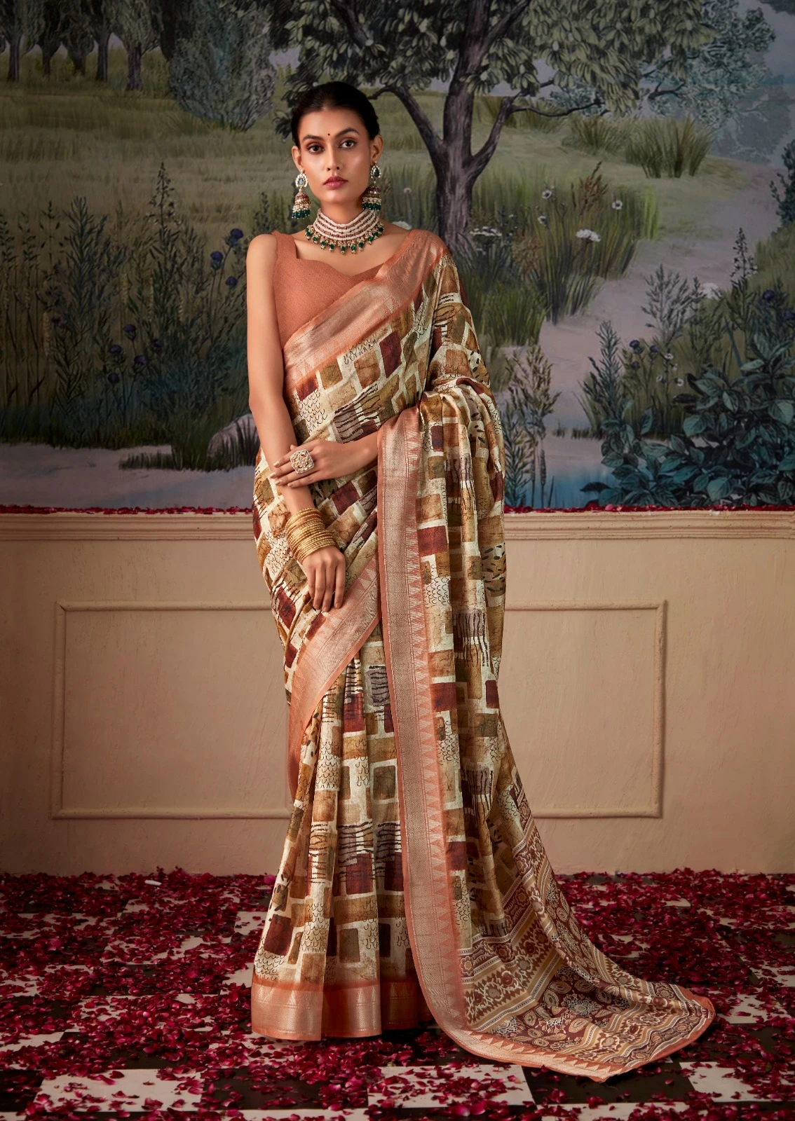 Rajpath Simoni Silk Tusser Silk Wholesale Fancy Sarees Catalog — Wholesale Sarees, MPA wholesale from Surat - Gallery Image 4